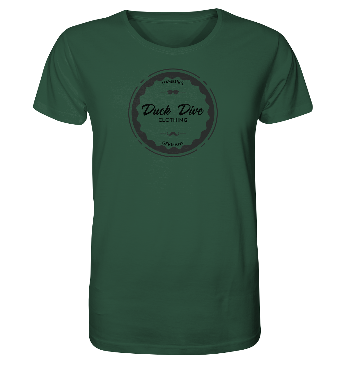 Shirt - Round Logo Brand - Organic Shirt - Duck Dive Clothing