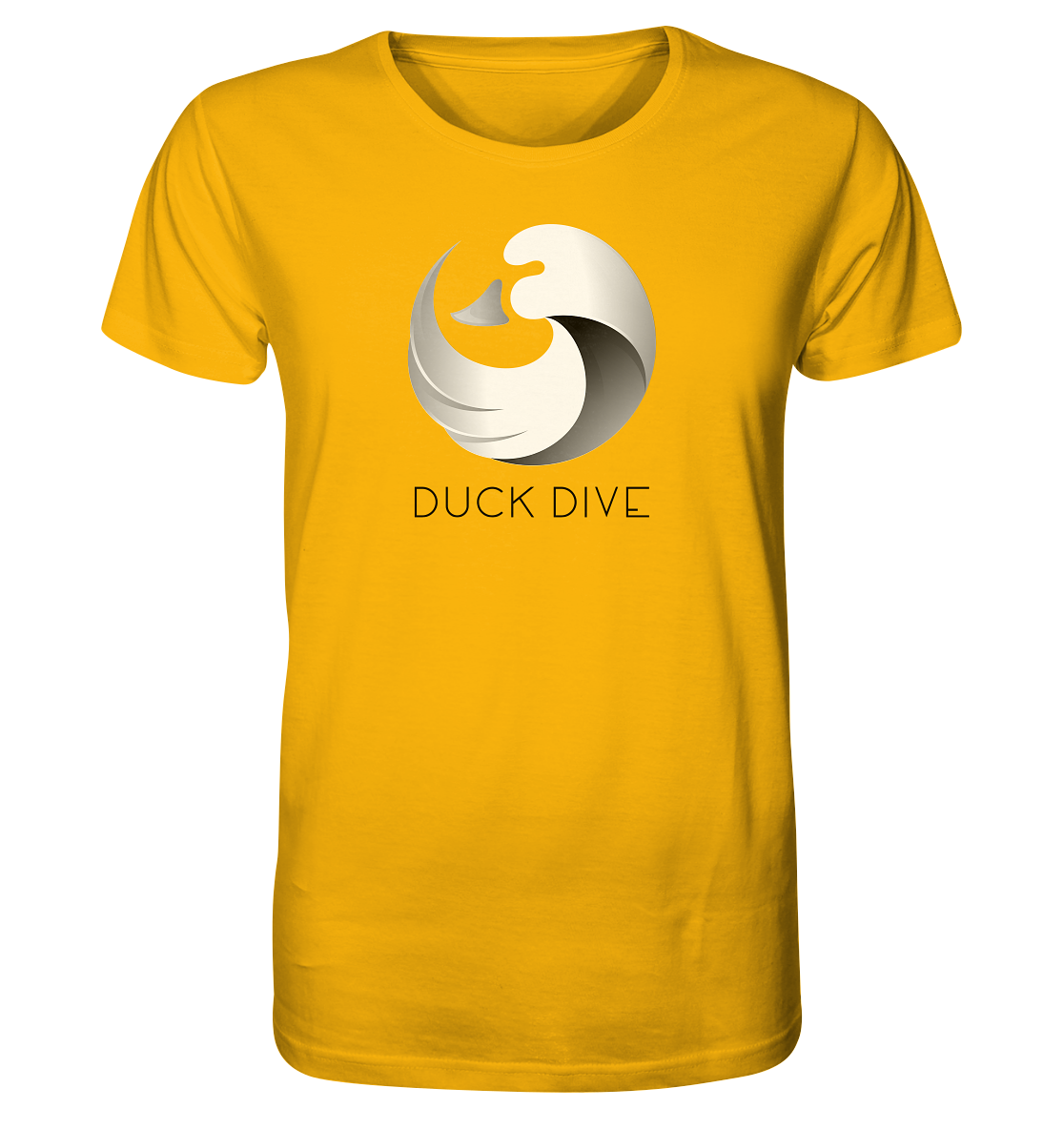 Hoodie - Duck &amp; Wave Silver - Organic Shirt - Duck Dive Clothing