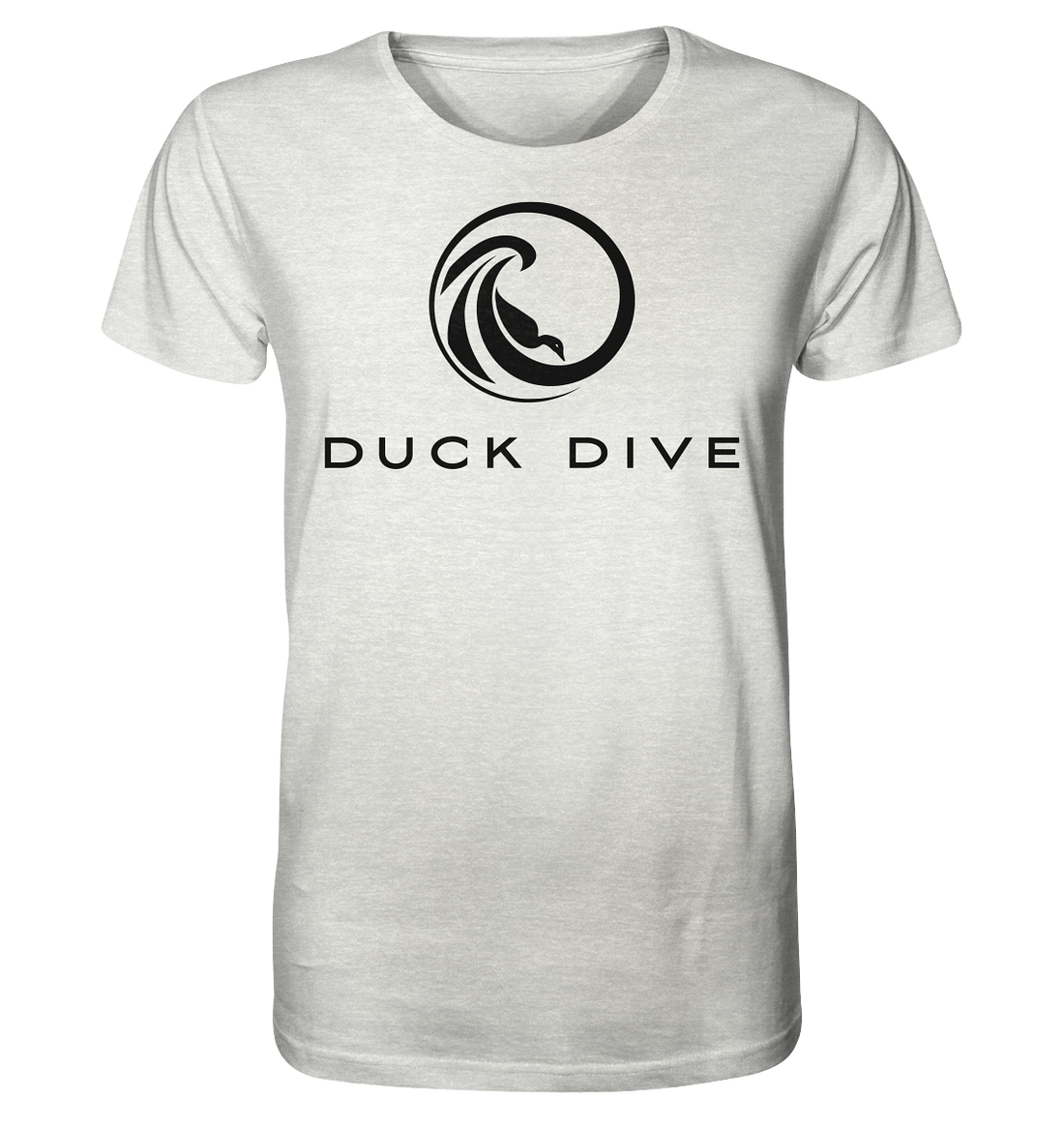 Shirt - Duck Dive Logo - Organic Shirt (meliert) - Duck Dive Clothing