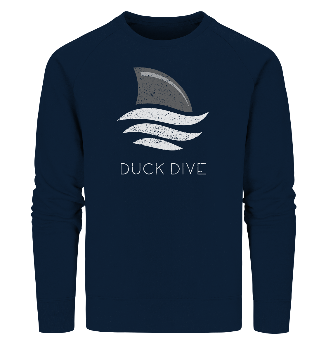 Shark Fin - Organic Sweatshirt - Duck Dive Clothing