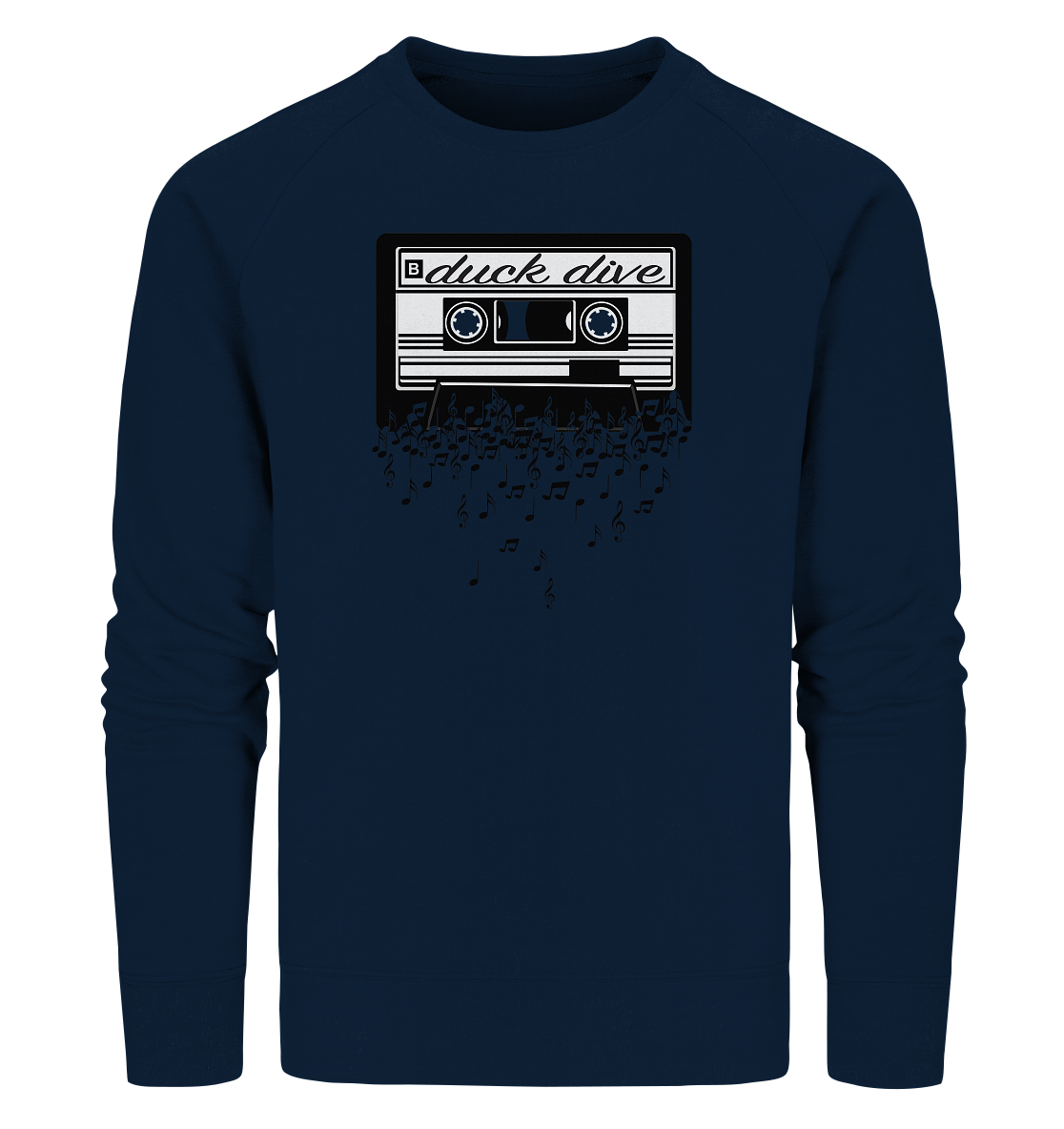 Cassette - Organic Sweatshirt - Duck Dive Clothing