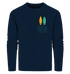 Two Surfboards - Organic Sweatshirt - Duck Dive Clothing