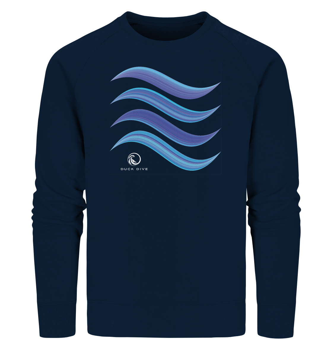 Four Waves II - Organic Sweatshirt - Duck Dive Clothing