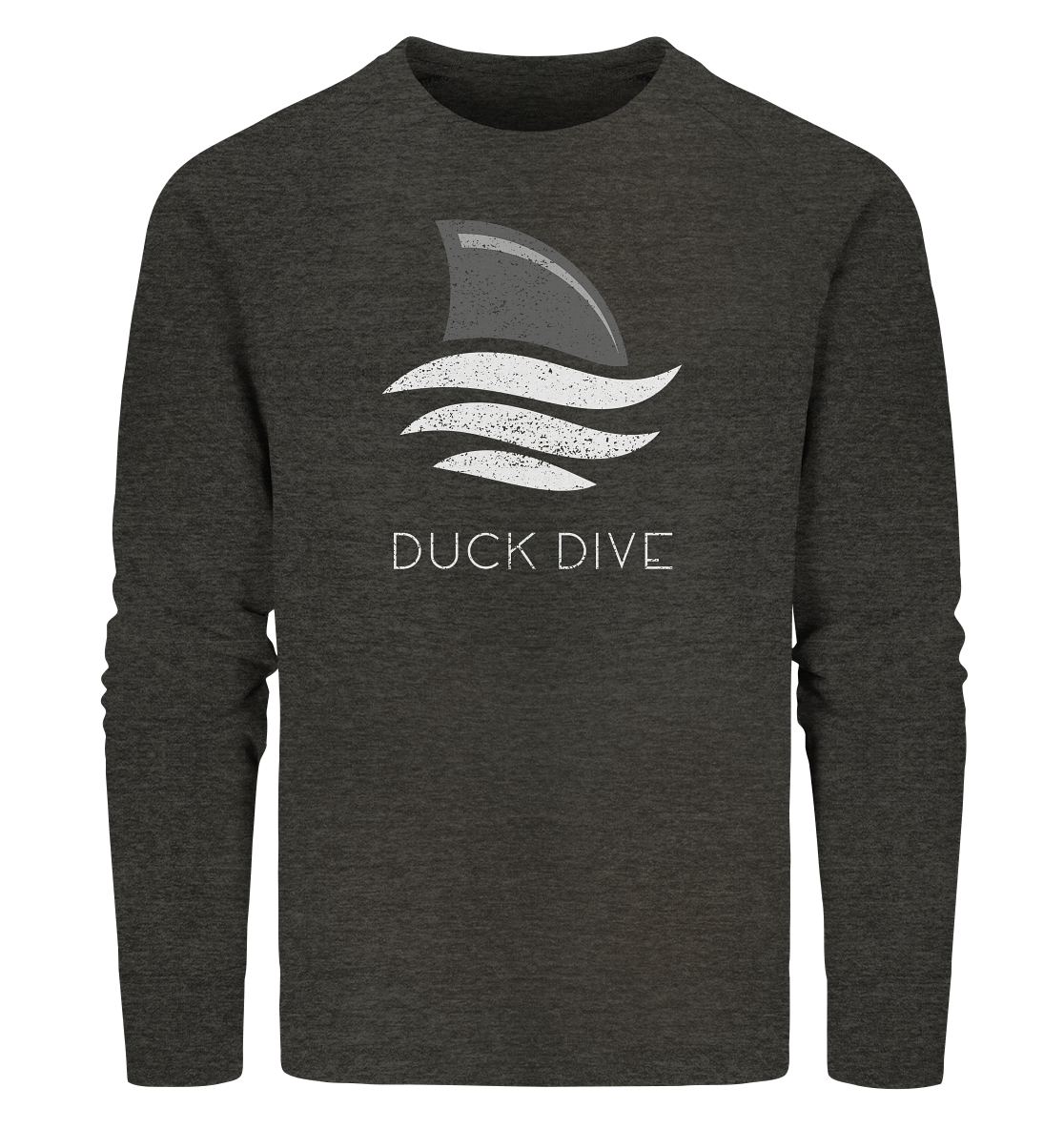 Shark Fin - Organic Sweatshirt - Duck Dive Clothing