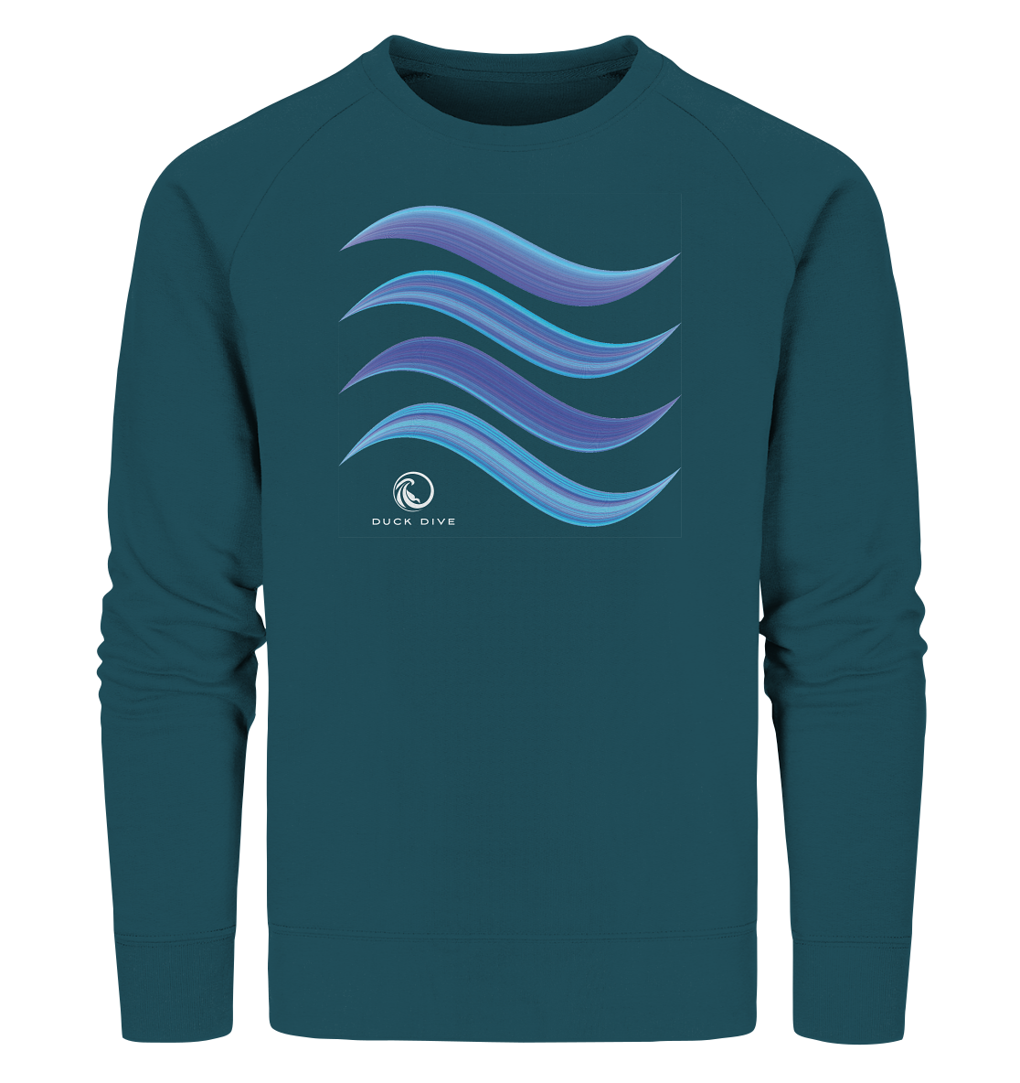 Four Waves II - Organic Sweatshirt - Duck Dive Clothing