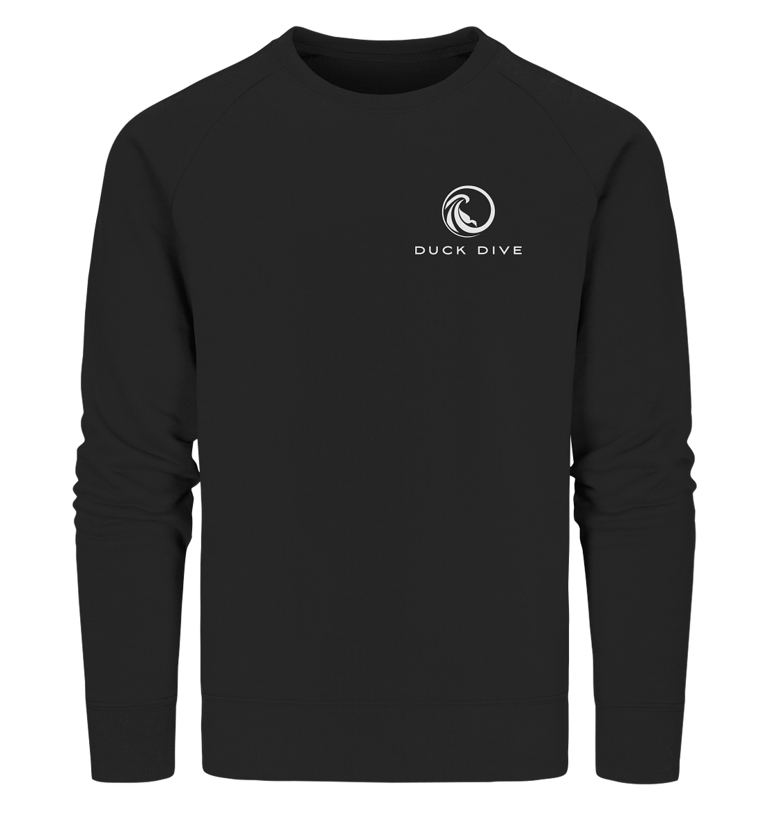 Sweatshirt - Duck Dive Brust Logo - Organic Sweatshirt - Duck Dive Clothing