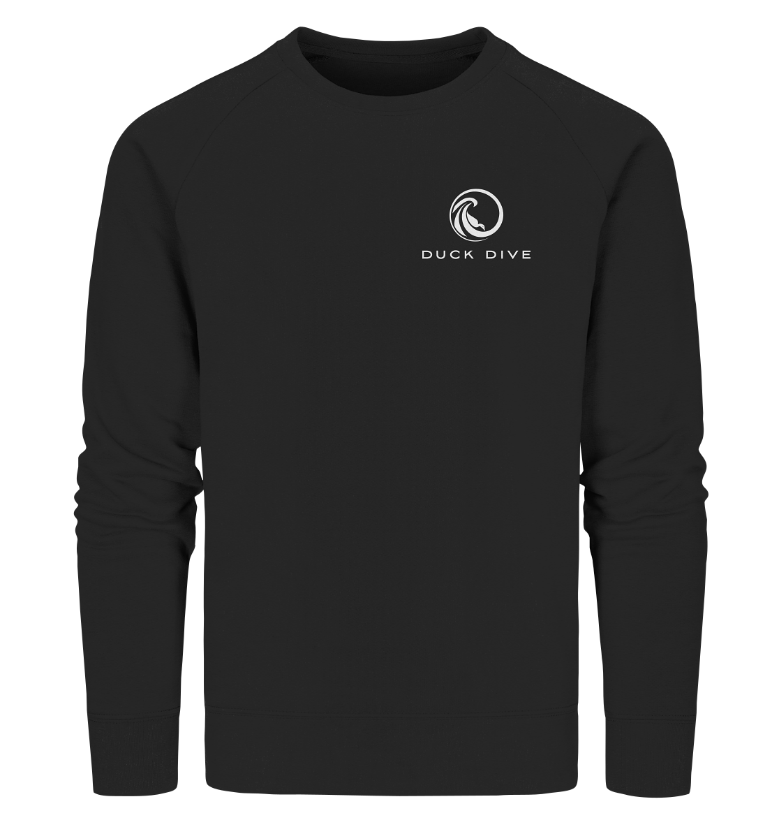 Sweatshirt - Duck Dive Brust Logo - Organic Sweatshirt - Duck Dive Clothing