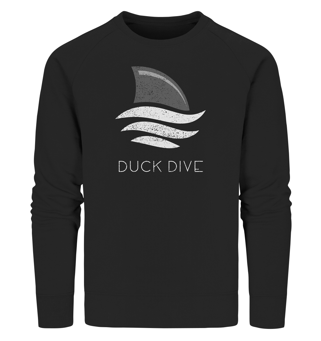 Shark Fin - Organic Sweatshirt - Duck Dive Clothing