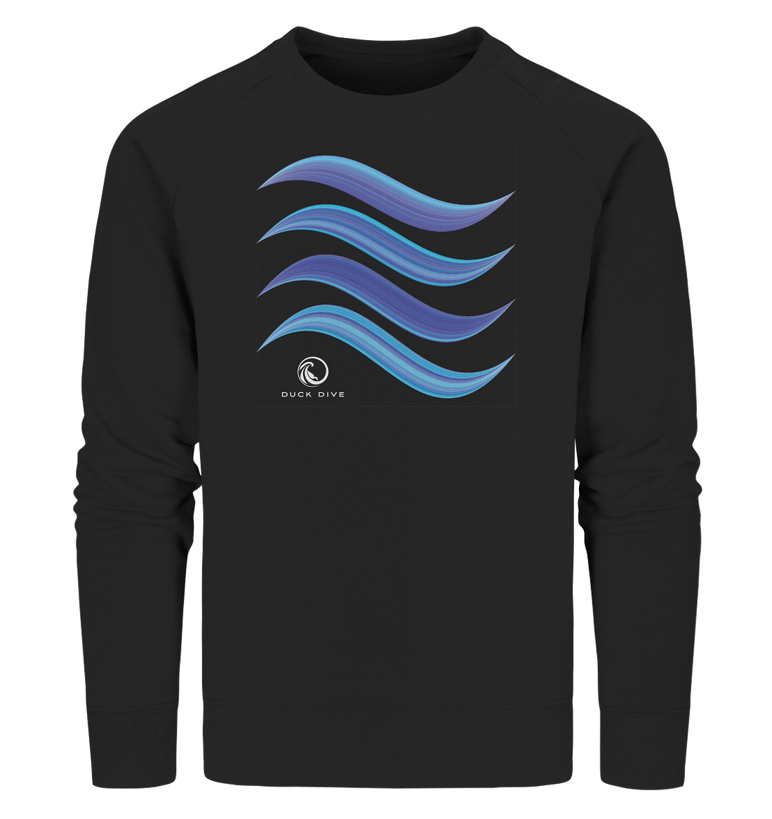 Four Waves II - Organic Sweatshirt - Duck Dive Clothing