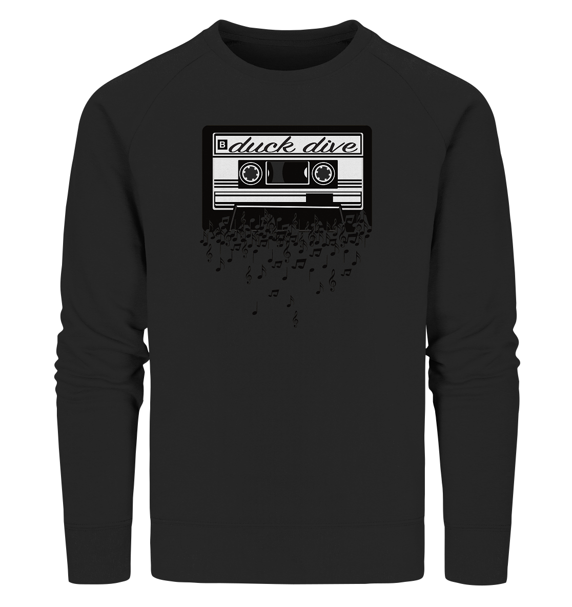 Cassette - Organic Sweatshirt - Duck Dive Clothing