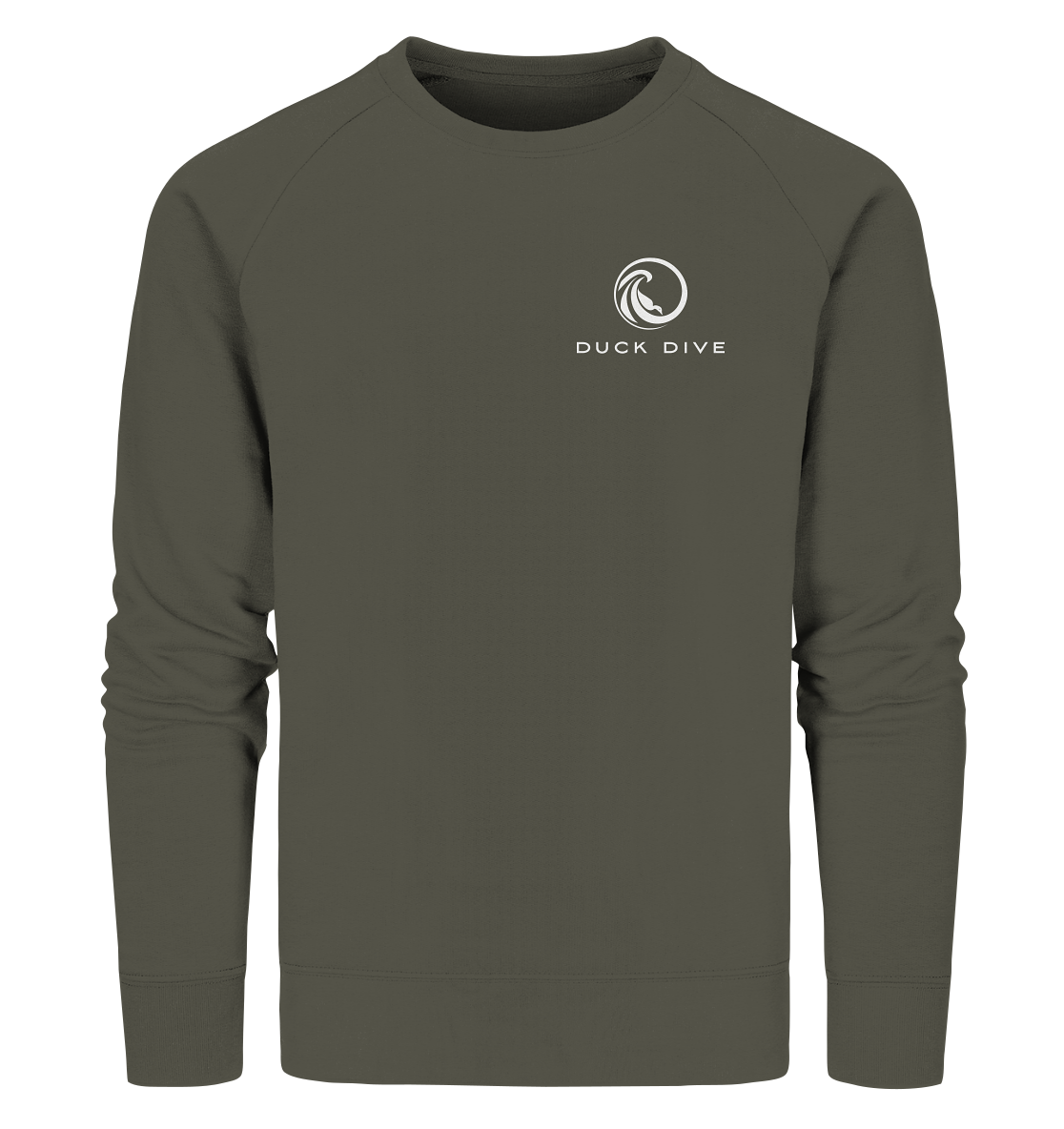 Sweatshirt - Duck Dive Brust Logo - Organic Sweatshirt - Duck Dive Clothing