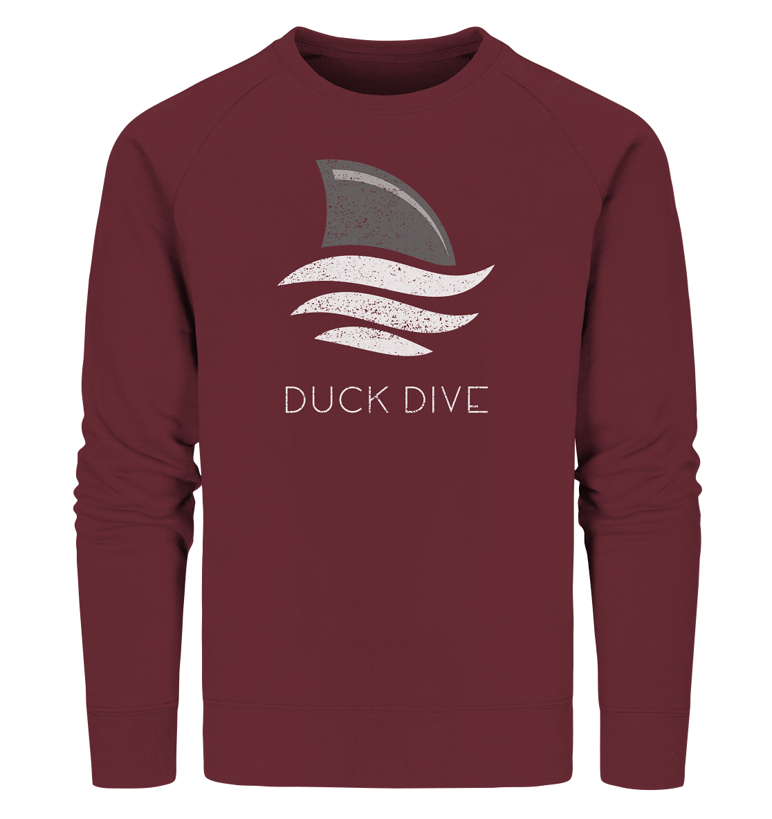Shark Fin - Organic Sweatshirt - Duck Dive Clothing