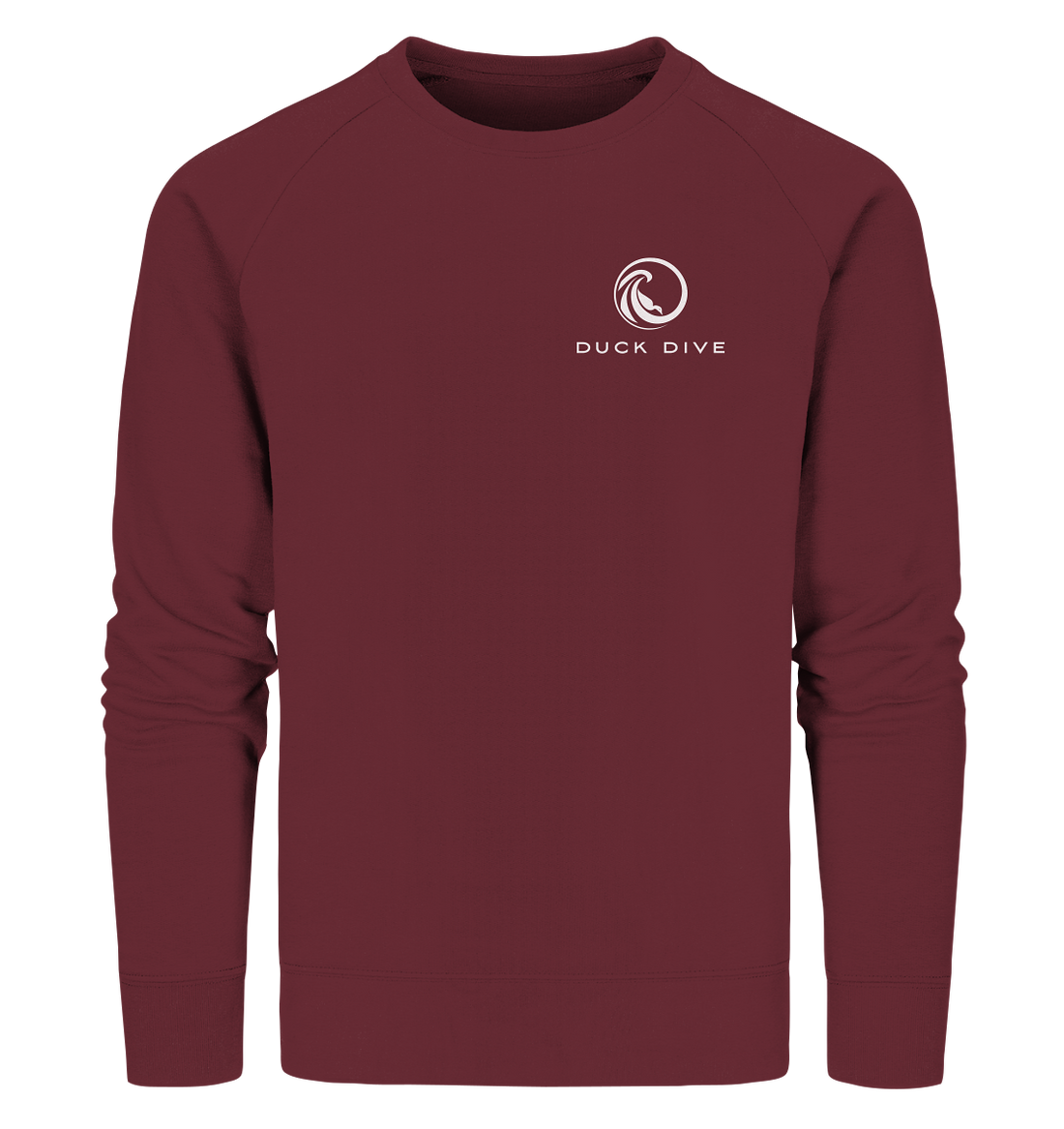 Sweatshirt - Duck Dive Brust Logo - Organic Sweatshirt - Duck Dive Clothing