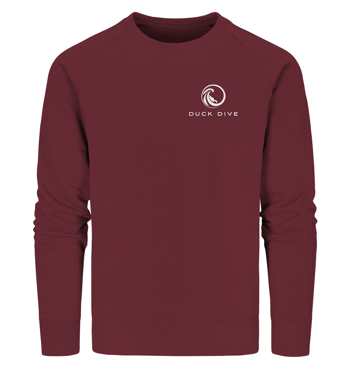 Sweatshirt - Duck Dive Brust Logo - Organic Sweatshirt - Duck Dive Clothing