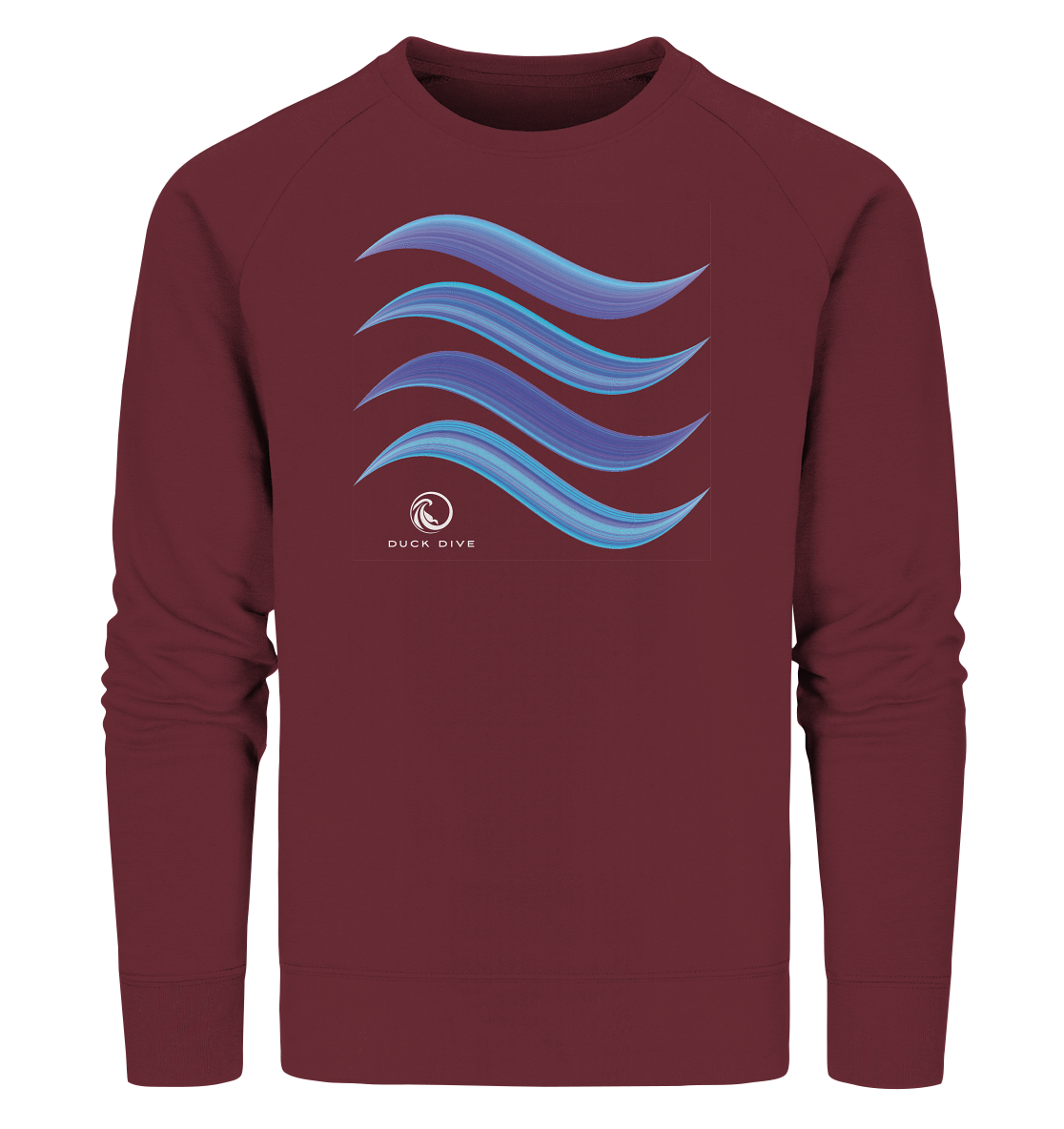 Four Waves II - Organic Sweatshirt - Duck Dive Clothing