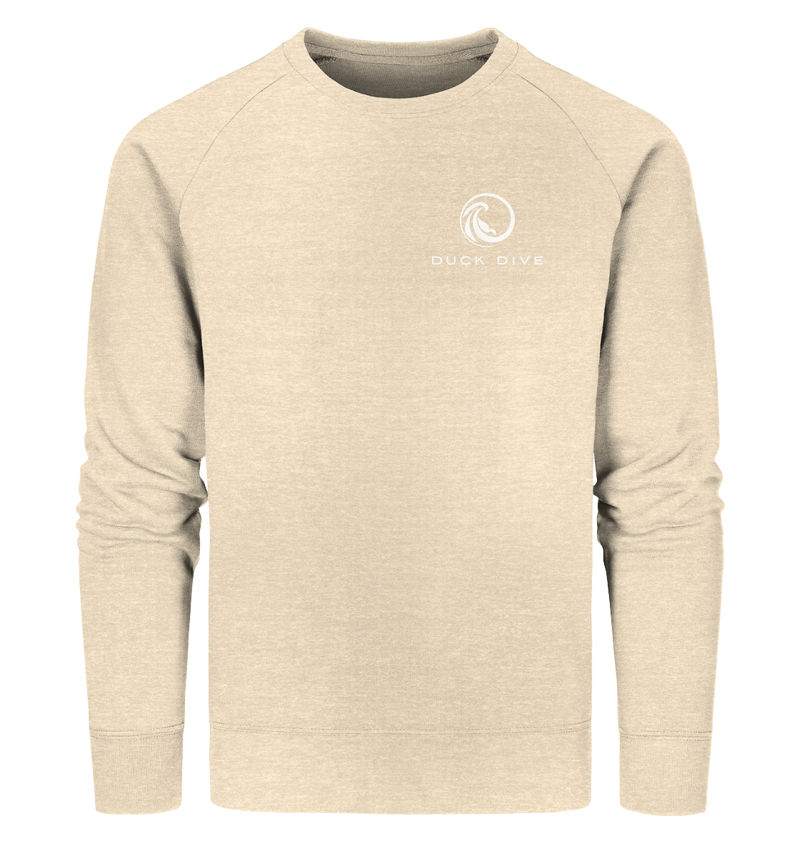 Sweatshirt - Duck Dive Brust Logo - Organic Sweatshirt - Duck Dive Clothing