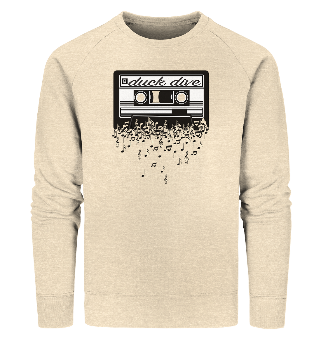 Cassette - Organic Sweatshirt - Duck Dive Clothing