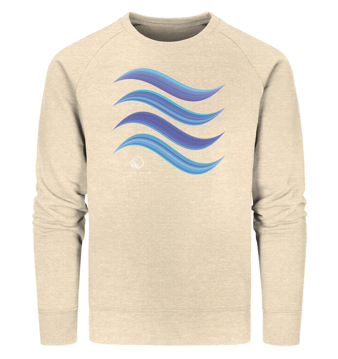 Four Waves II - Organic Sweatshirt - Duck Dive Clothing