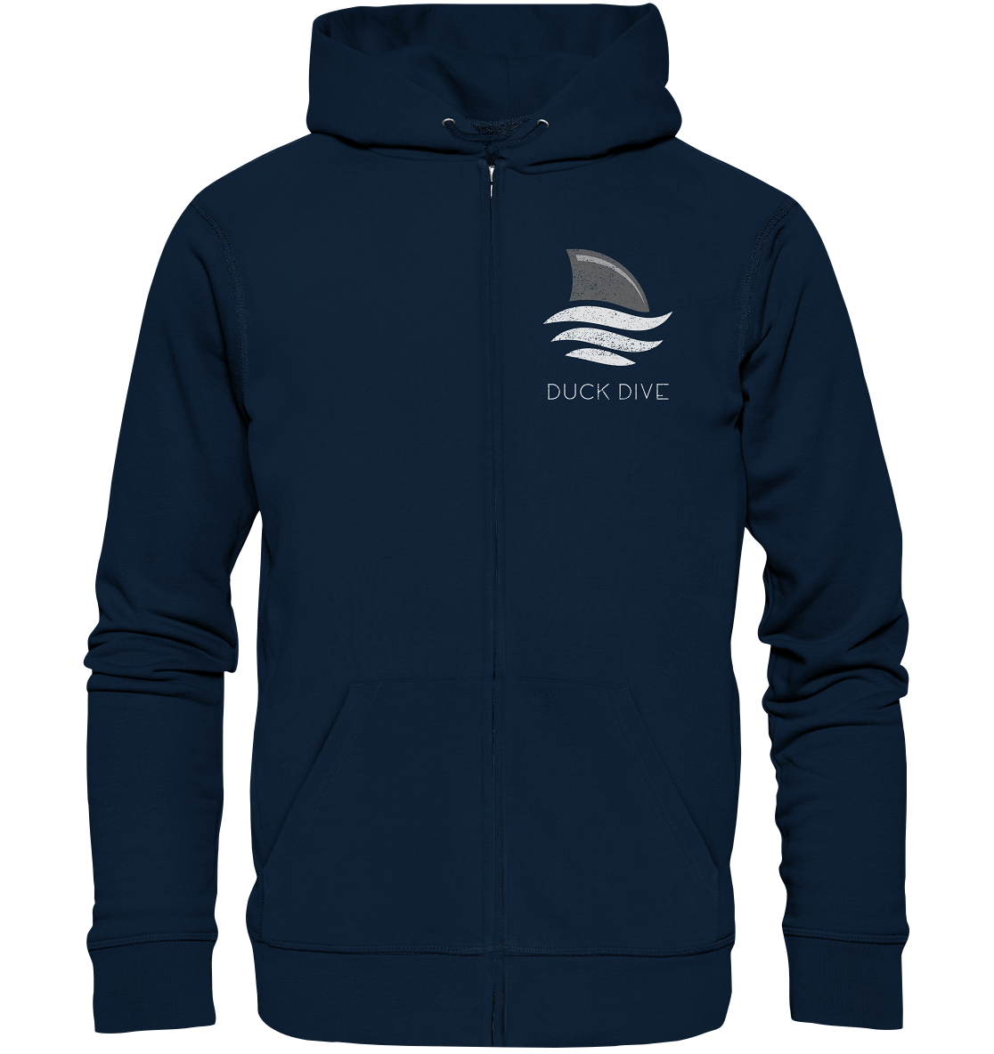 Shark Fin - Organic Zipper - Duck Dive Clothing