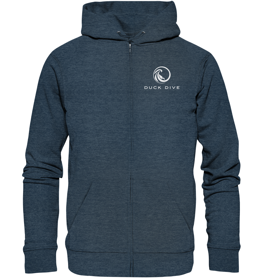 Zipper - Electric Smiley - Organic Zipper - Duck Dive Clothing