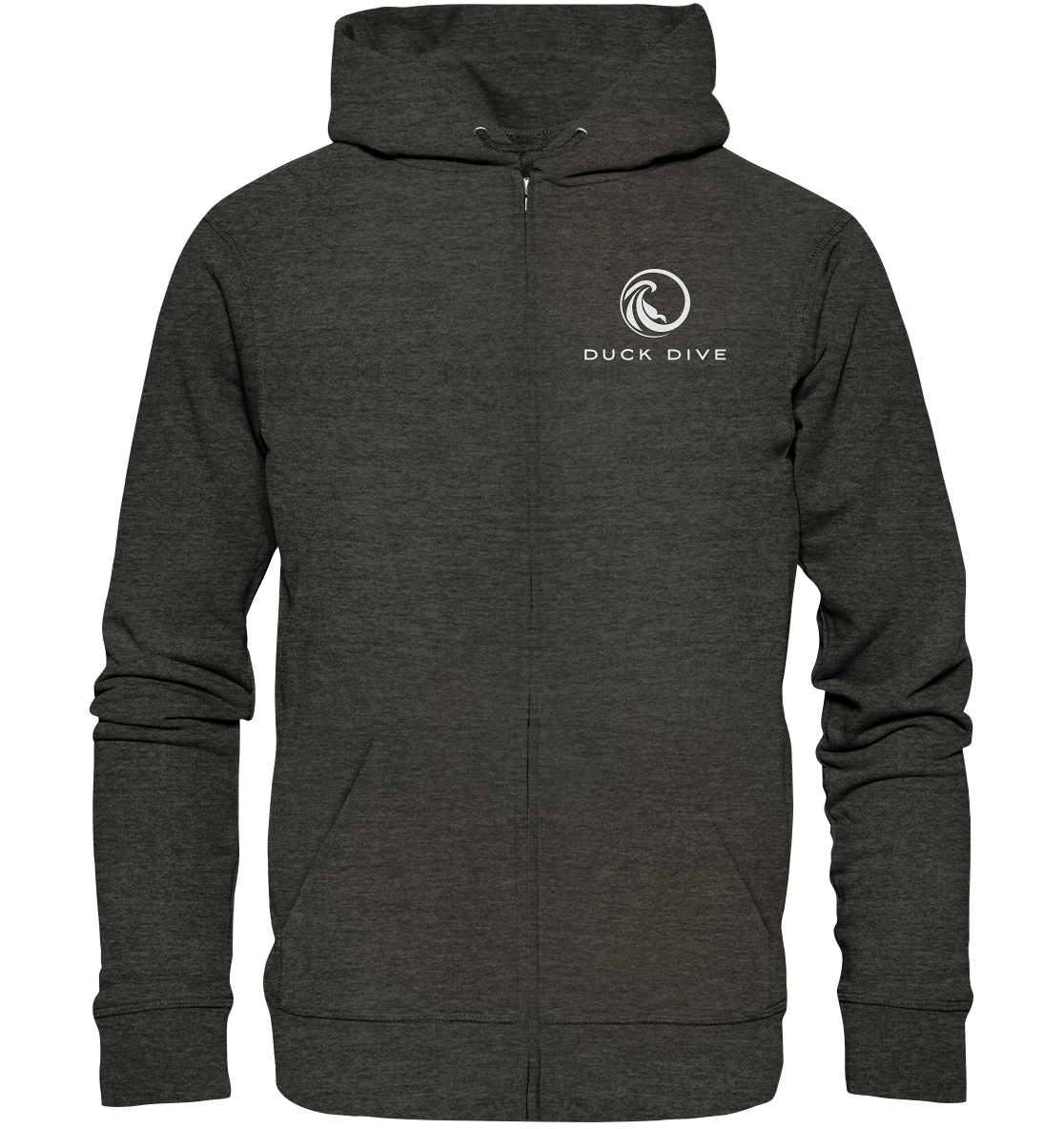 Zipper - Electric Smiley - Organic Zipper - Duck Dive Clothing