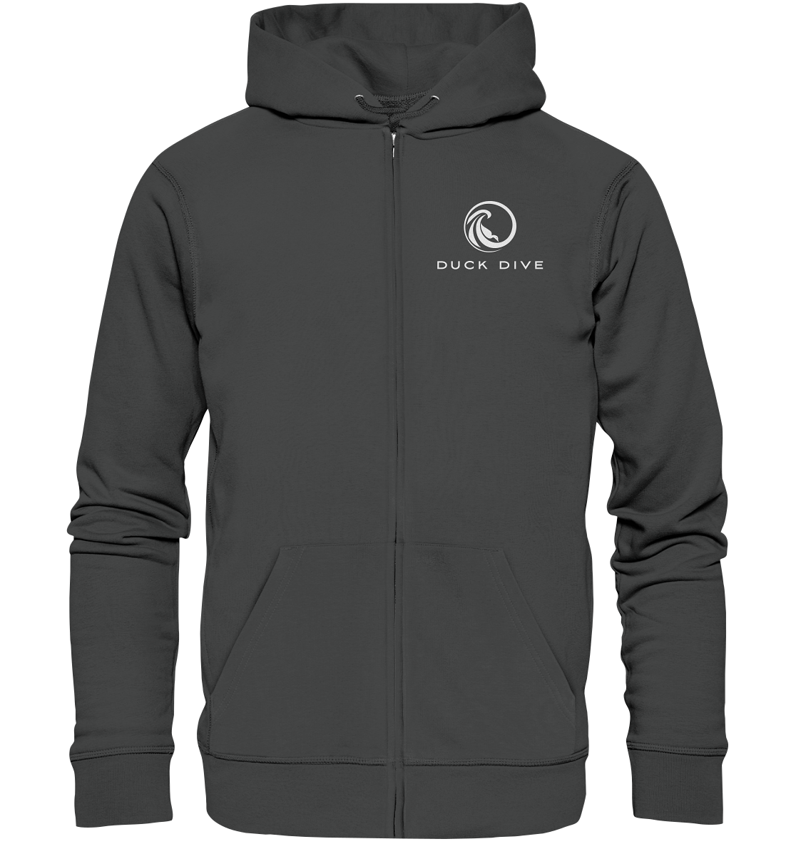 Zipper - Electric Smiley - Organic Zipper - Duck Dive Clothing